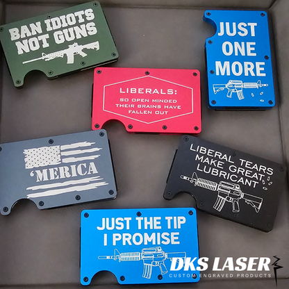 Patriotic Minimalist Metal Wallets