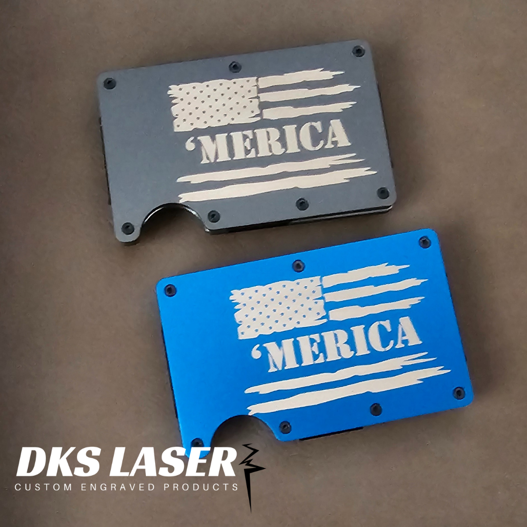 Patriotic Minimalist Metal Wallets